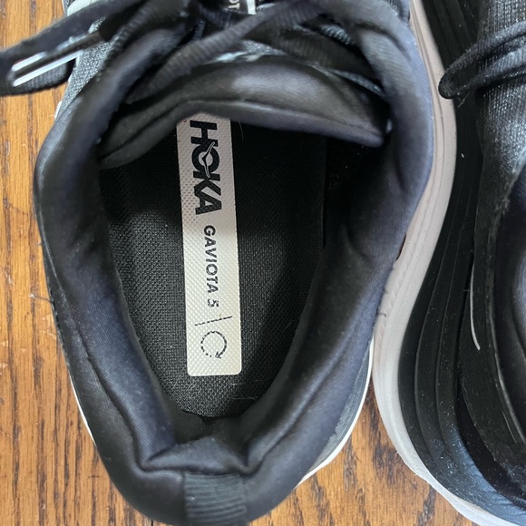HOKA Gaviota 5 Black Running Shoes - Picture 3 of 5